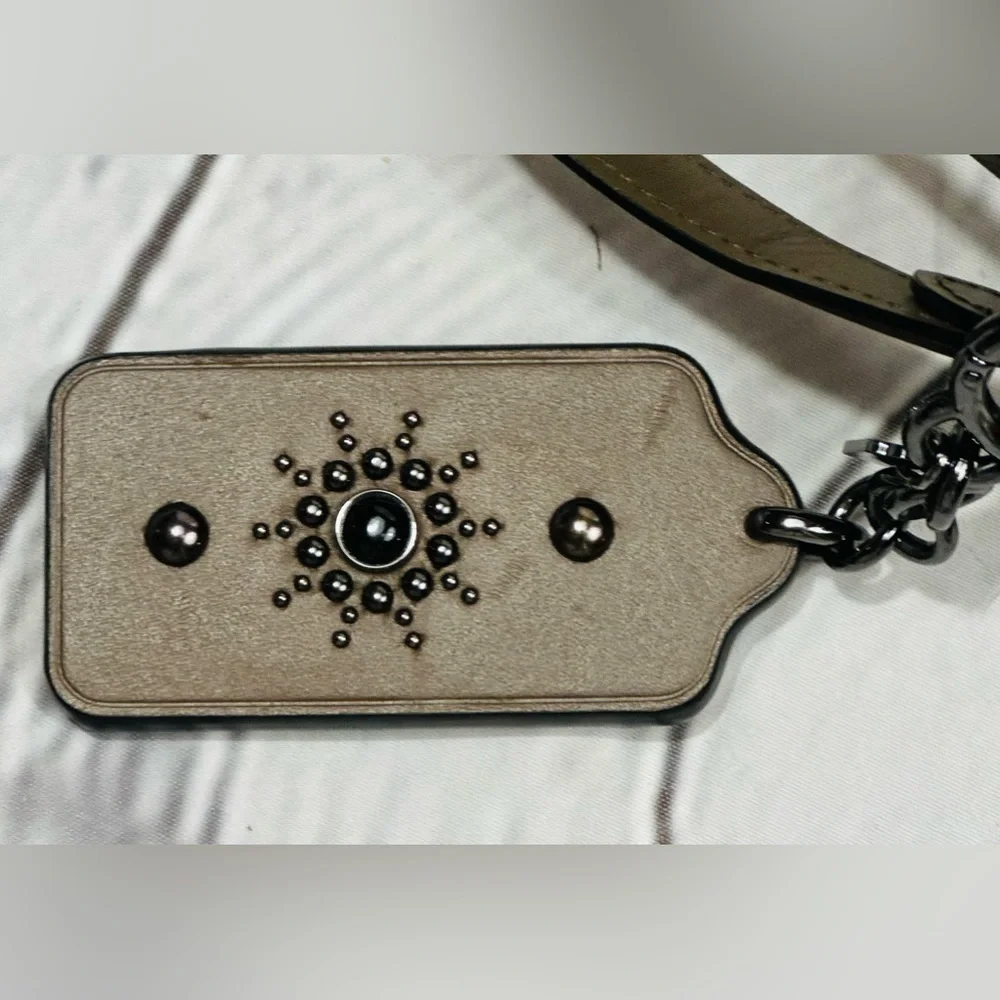 Coach Edie 42 Mixed Leather and Suede Hobo, Fatigue